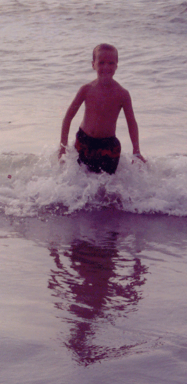 Chris at the beach in South Carolina