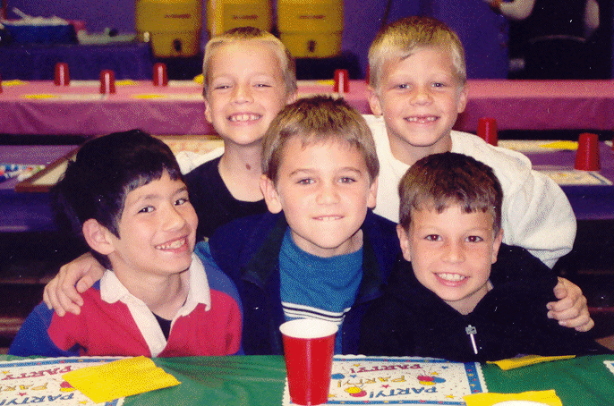 Chris' 8th birthday party at Palace Park